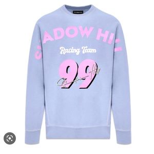 Shadow Hill ski Racing team crewneck. purple size L